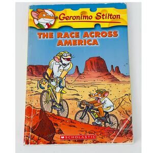 The Race Across America Paperback Book by Geronimo Stilton 2009